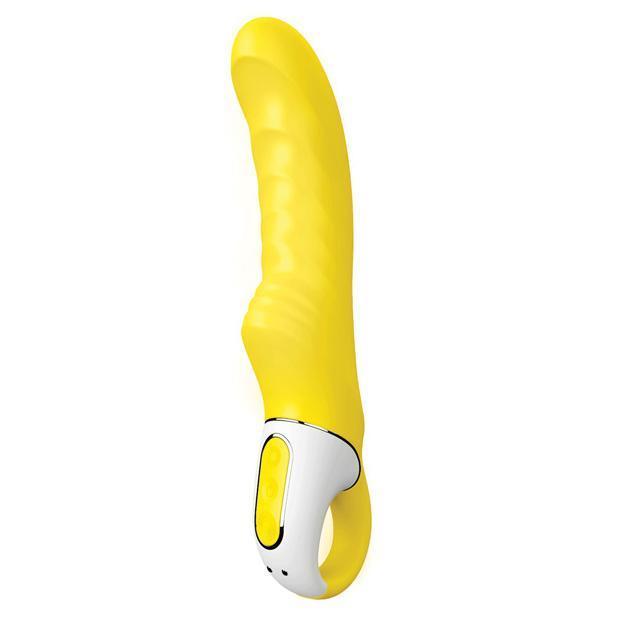 Satisfyer - Vibes Yummy Sunshine G Spot Vibrator (Yellow) -  G Spot Dildo (Vibration) Rechargeable  Durio.sg