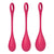 Satisfyer - Yoni Power 1 Silicone Kegel Balls Training Set (Red) -  Kegel Balls (Non Vibration)  Durio.sg