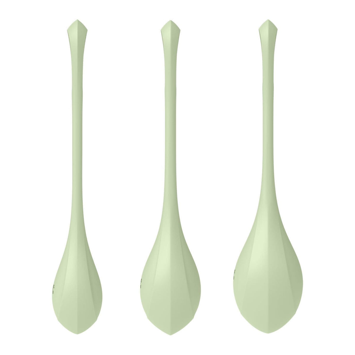 Satisfyer - Yoni Power 2 Silicone Kegel Balls Training Set (Light Green) -  Kegel Balls (Non Vibration)  Durio.sg