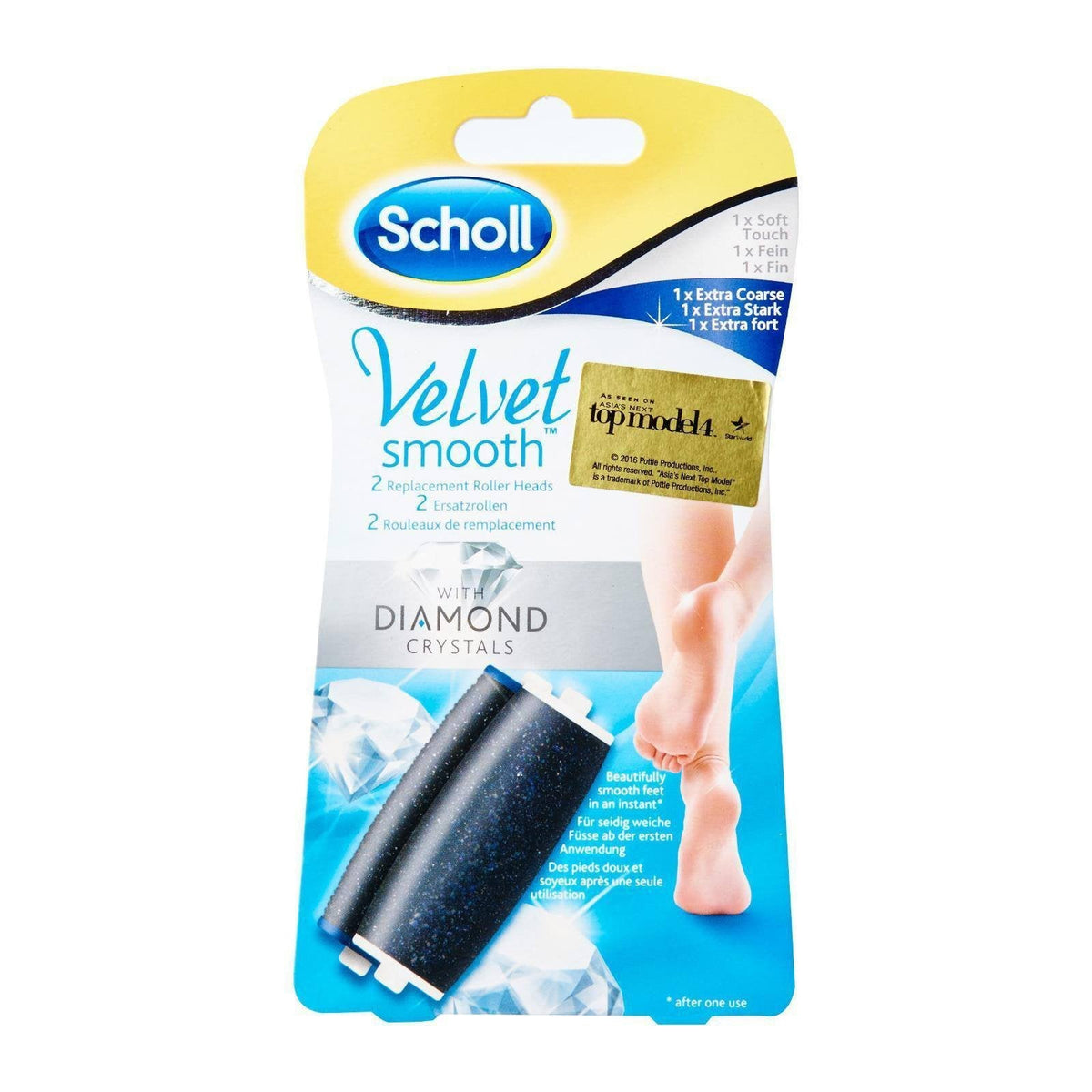 Scholl - Roller Refill Mix Pack of 2 (Black) -  Body Care  Durio.sg