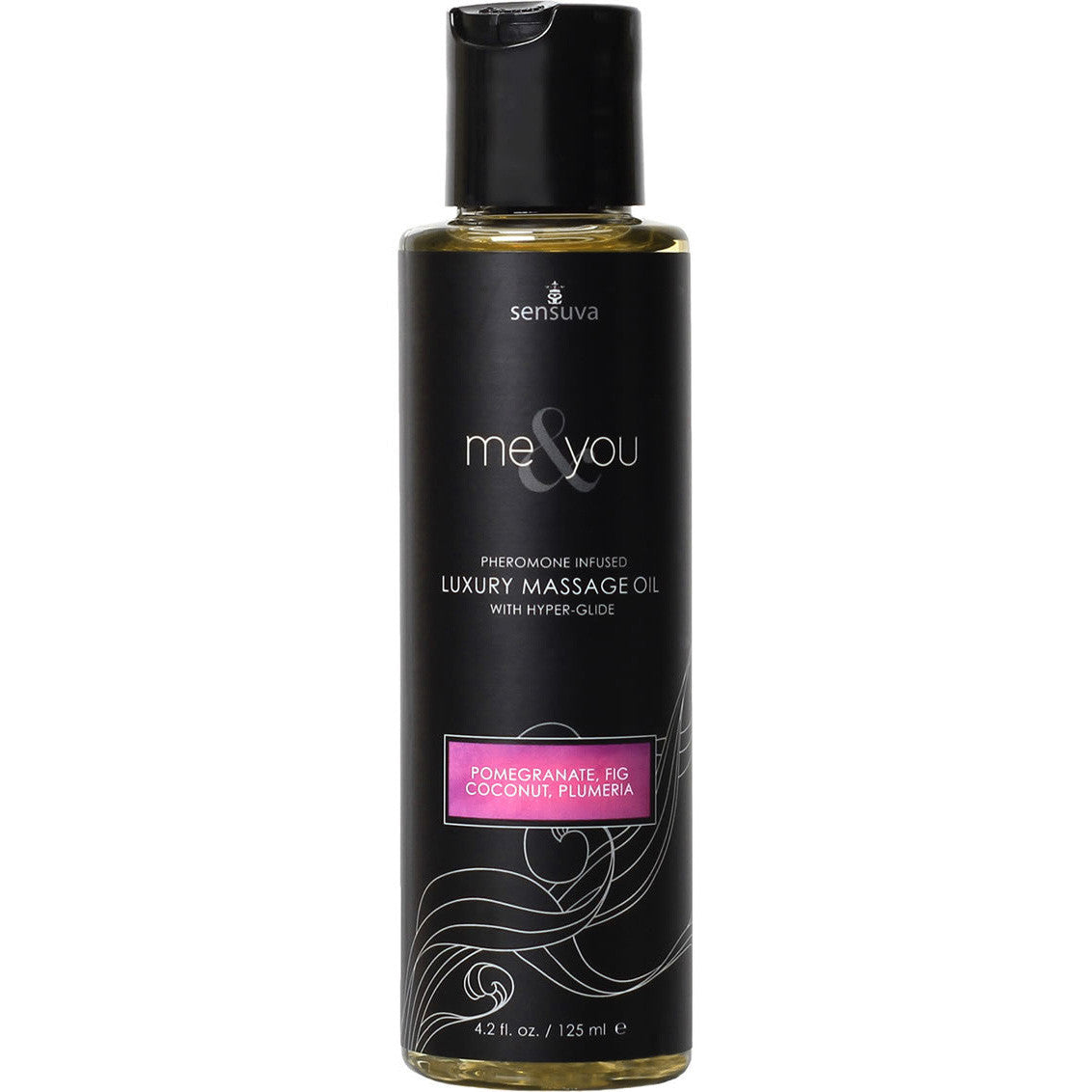 Sensuva - Me &amp; You Pheromone-Infused Massage Oil 4.2 oz (with Pomegranate, Fig, Coconut and Plumeria) -  Massage Oil  Durio.sg