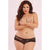 Seven til Midnight - Galloon Lace and Dot Mesh Panty 1X/2X (Black) -  Lingerie (Non Vibration)  Durio.sg