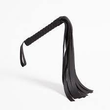 Sex and Mischief - Faux Leather Flogger (Black) -  Flogger  Durio.sg