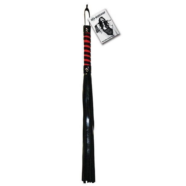 Sex and Mischief - Stripe Flogger (Black) -  Flogger  Durio.sg