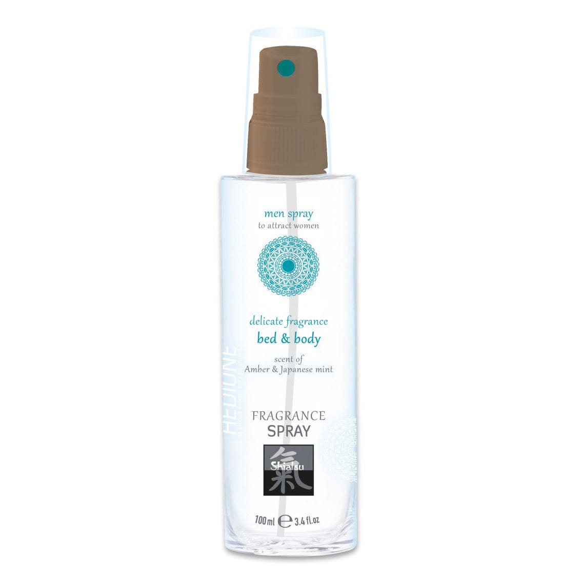 Shiatsu - Hedione Pheromone Spray Bed and Body For Him Amber Japanese Mint 100ml -  Pheromones  Durio.sg