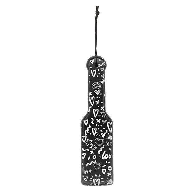 Shots - Ouch Love Street Art Fashion Printed Paddle (Black) -  Paddle  Durio.sg