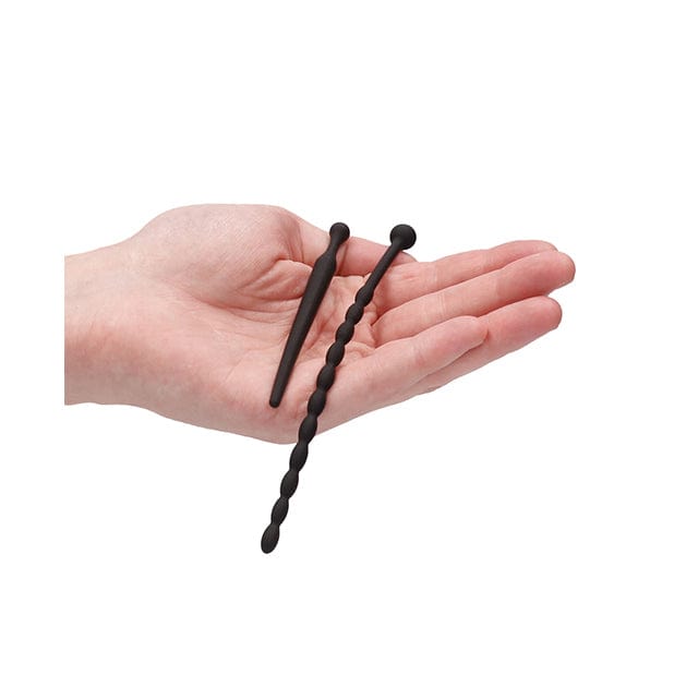 Shots - Ouch Urethral Sounding Beginners Silicone Plug Set (Black) -  BDSM (Others)  Durio.sg