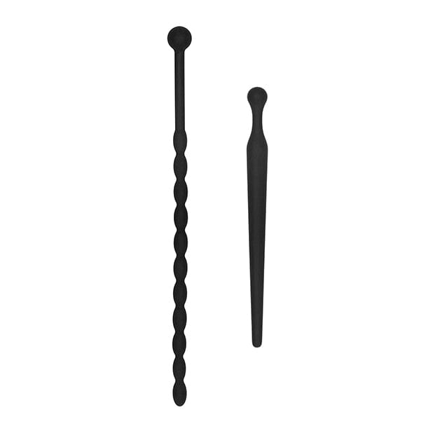 Shots - Ouch Urethral Sounding Beginners Silicone Plug Set (Black) -  BDSM (Others)  Durio.sg