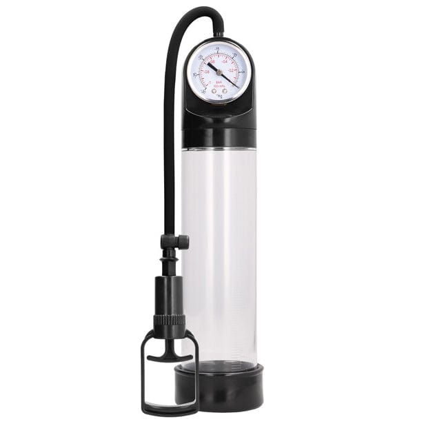 Shots - Pumped Comfort Transparent Penis Pump with Advanced PSI Gauge (Clear) -  Penis Pump (Non Vibration)  Durio.sg