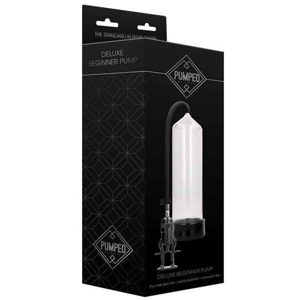 Shots - Pumped Deluxe Transparent Beginner Penis Pump (Clear) -  Penis Pump (Non Vibration)  Durio.sg