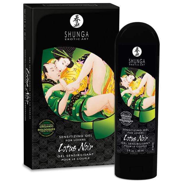 Shunga - Erotic Art Aphrodisia Lotus Noir Sensitizing Gel For Couples 2 oz -  Arousal Gel  Durio.sg