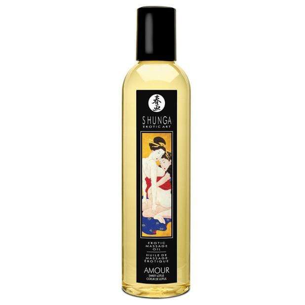 Shunga - Erotic Art Erotic Massage Oil Amour Sweet Lotus 8oz -  Massage Oil  Durio.sg