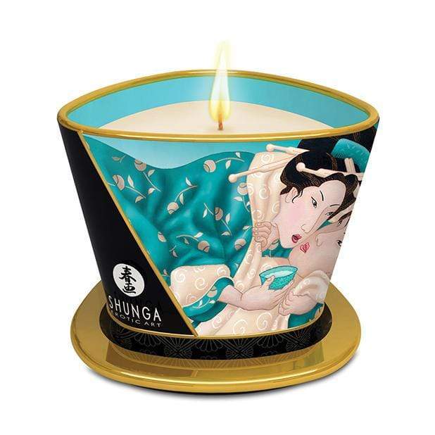 Shunga - Erotic Art Massage Candle Sensual Island Blossoms 5.7oz -  Massage Candle  Durio.sg