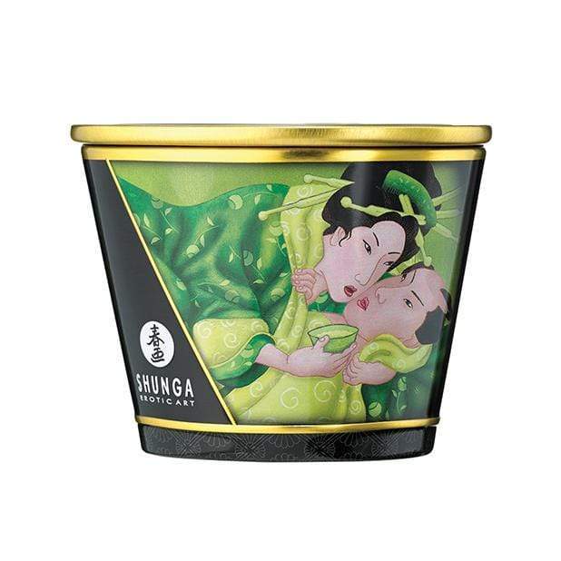 Shunga - Erotic Art Massage Candle Zenitude Exotic Green Tea 5.7oz -  Massage Candle  Durio.sg