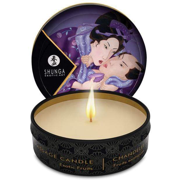 Shunga - Exotic Art Libido Mini Candlelight Massage Candle Exotic Fruits 1oz -  Massage Candle  Durio.sg