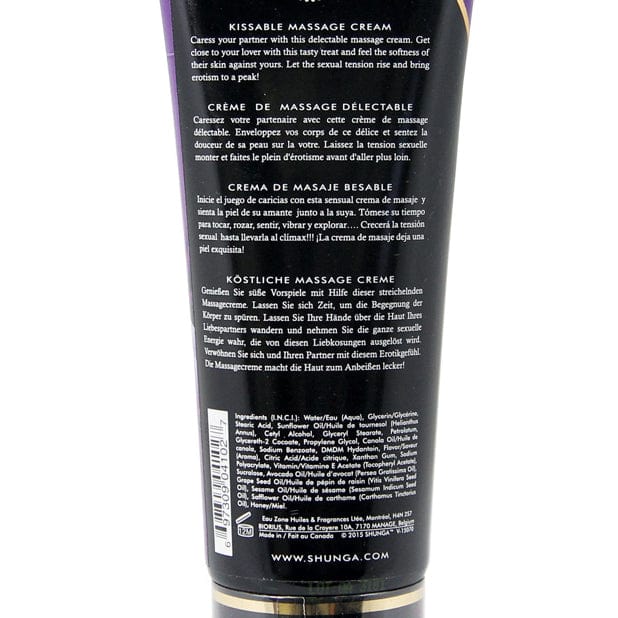 Shunga - Kissable Flavored Massage Cream 7 oz (Exotic Fruits) -  Massage Oil  Durio.sg