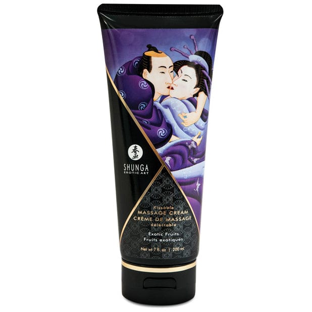 Shunga - Kissable Flavored Massage Cream 7 oz (Exotic Fruits) -  Massage Oil  Durio.sg