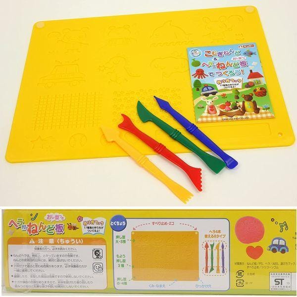 Silver Bird - Gintori Sangyo Nendo Clay Board Plate & Spatula Set A -  Playdoh Mold  Durio.sg