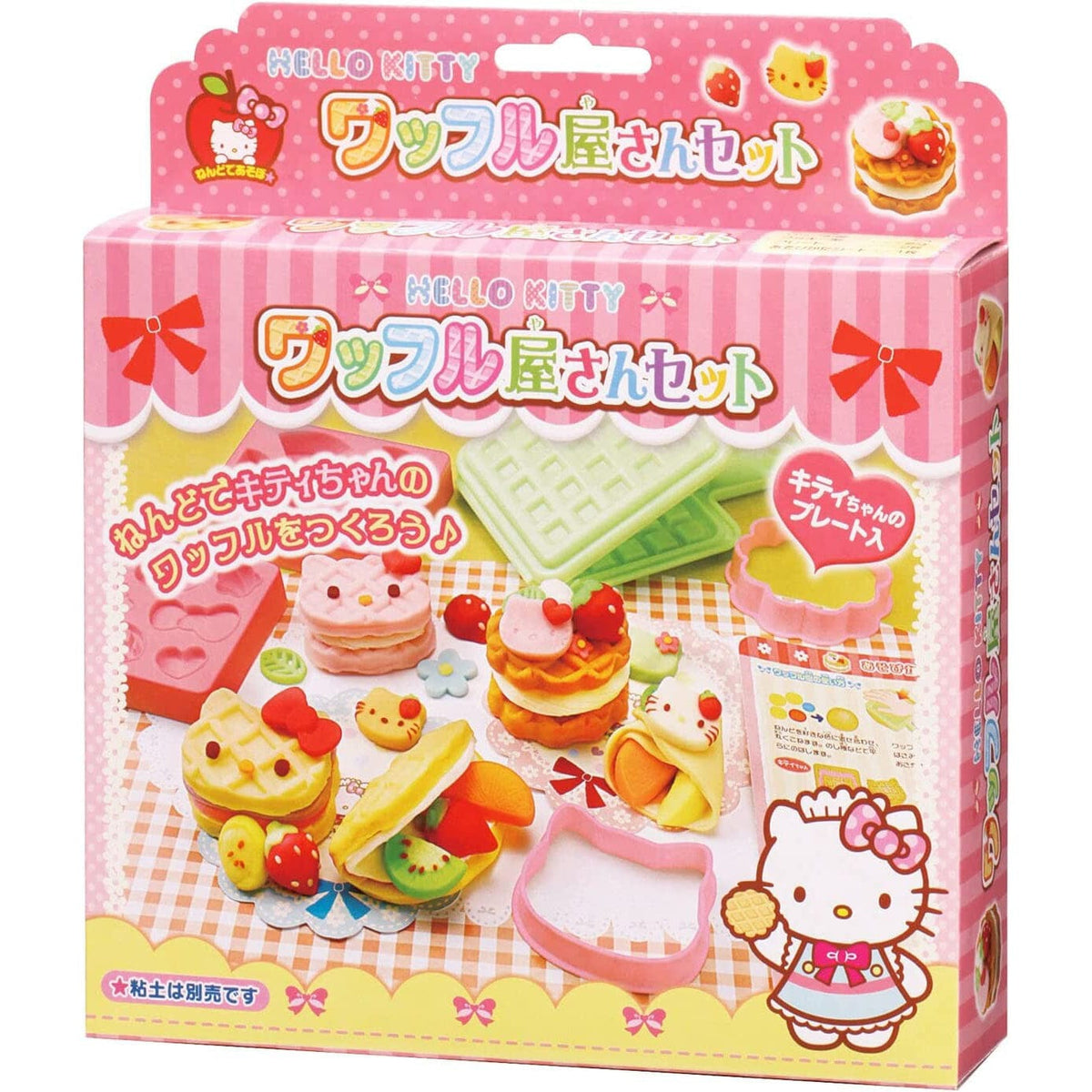 Silver Bird - Kincho Gintori Sangyo Hello Kitty Wheat Clay Mold Set - Multi Colour Playdoh Mold 4973107880300 Durio.sg