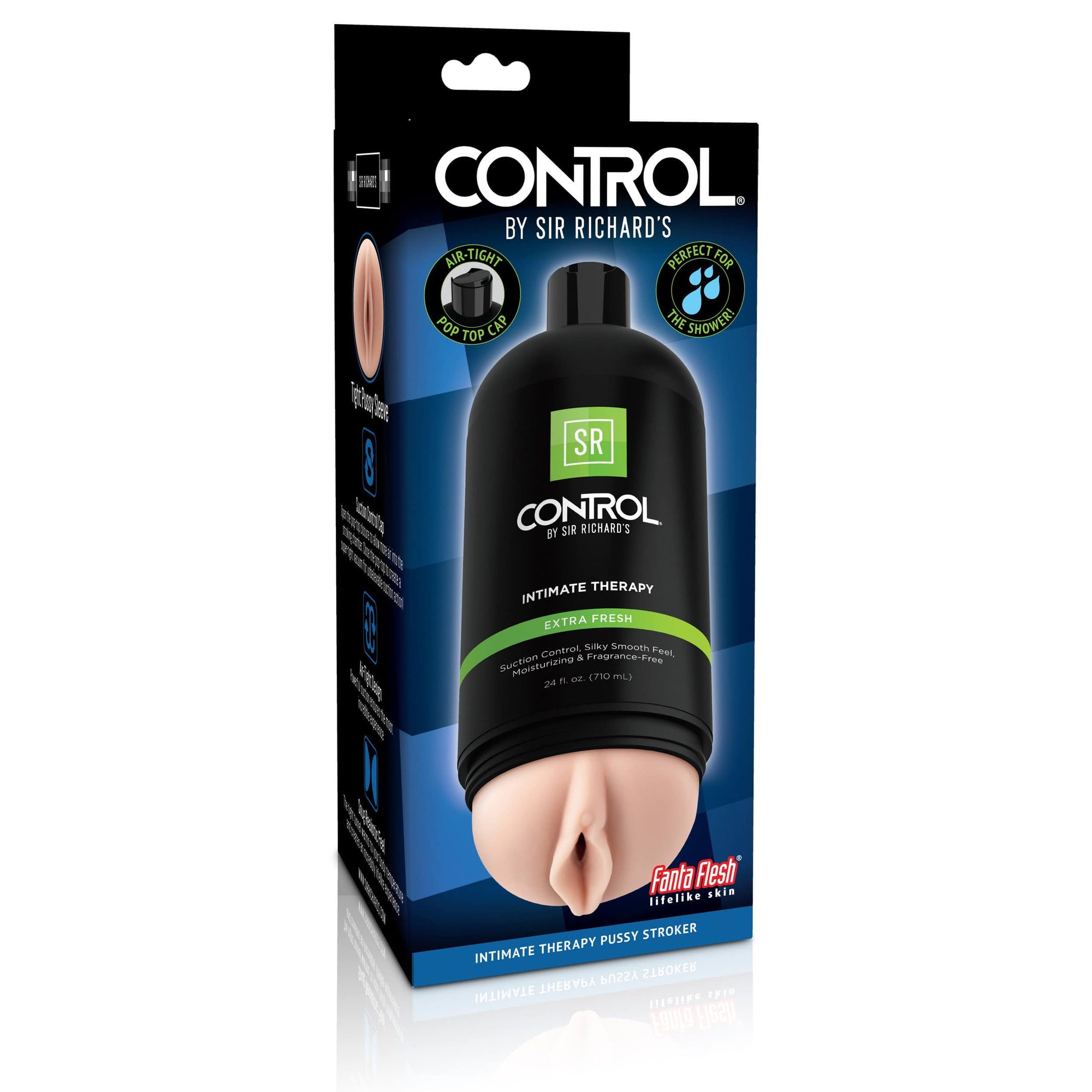 Sir Richards - Control Intimate Therapy Extra Fresh Pussy Stroker (Beige) -  Masturbator Vagina (Non Vibration)  Durio.sg