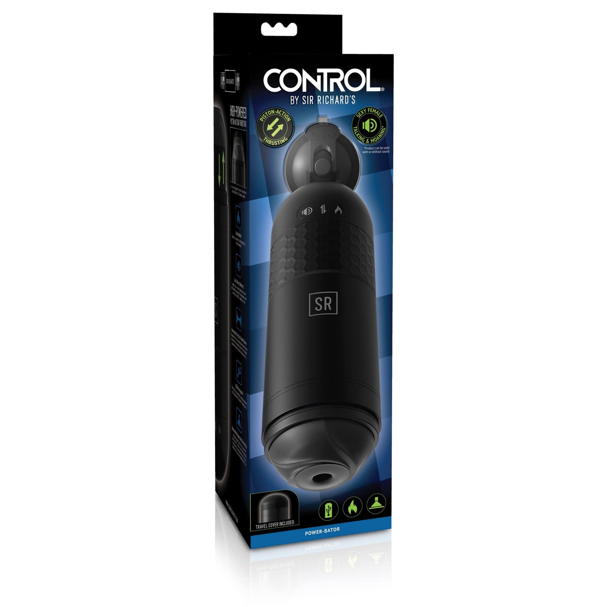 Sir Richards - Control Power Bator Hands Free Masturbator (Black) -  Masturbator (Hands Free) Rechargeable  Durio.sg