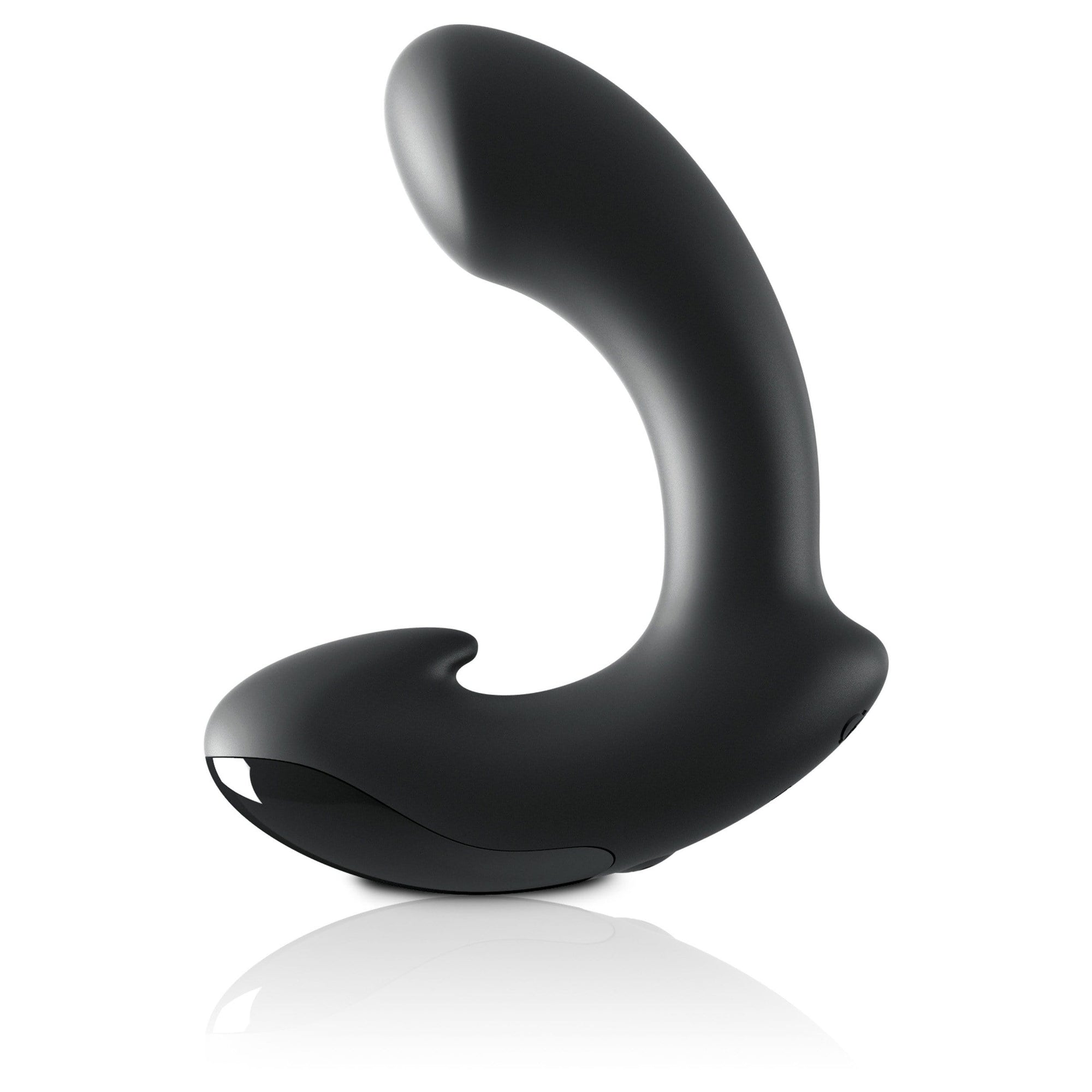 Sir Richards - Control Silicone P-Spot Massager (Black) -  Prostate Massager (Vibration) Rechargeable  Durio.sg