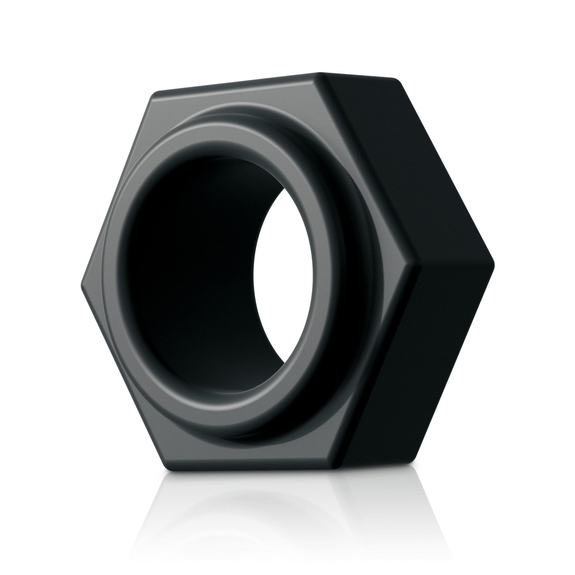 Sir Richards - Control Super Nut Silicone C-Ring (Black) -  Silicone Cock Ring (Non Vibration)  Durio.sg