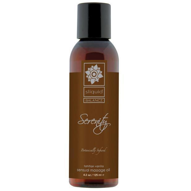 Sliquid - Balance Tahitian Vanilla Serenity Massage Oil 4.2 oz -  Massage Oil  Durio.sg