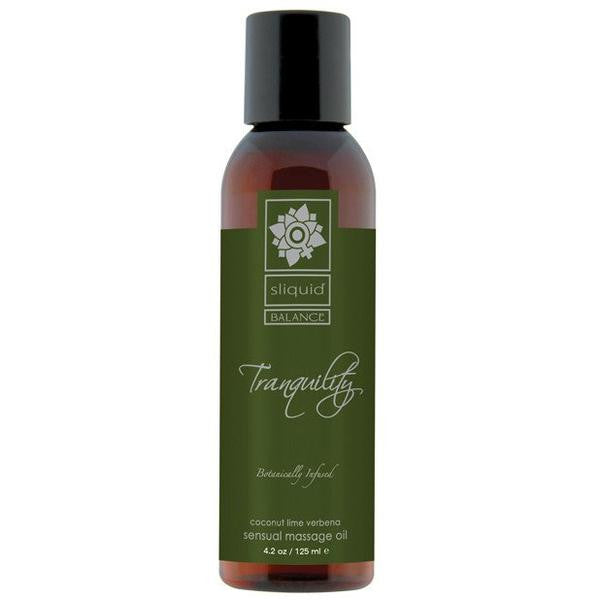 Sliquid - Balance Tranquility Massage Oil 4.2 oz (Coconut Lime Verbena) -  Massage Oil  Durio.sg