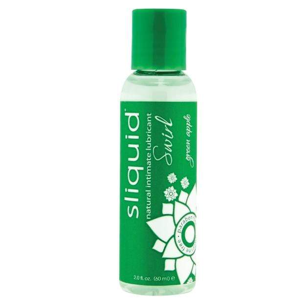 Sliquid - Naturals Intimate Lubricant Swirl Green Apple 2 oz -  Lube (Water Based)  Durio.sg