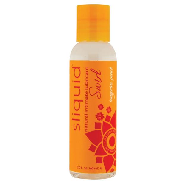Sliquid - Naturals Intimate Lubricant Swirl Tangerine Peach 2 oz -  Lube (Water Based)  Durio.sg