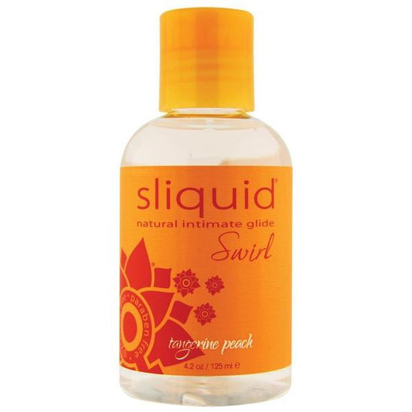 Sliquid - Naturals Swirl Tangerine Peach Intimate Lubricant 4.2 oz -  Lube (Water Based)  Durio.sg