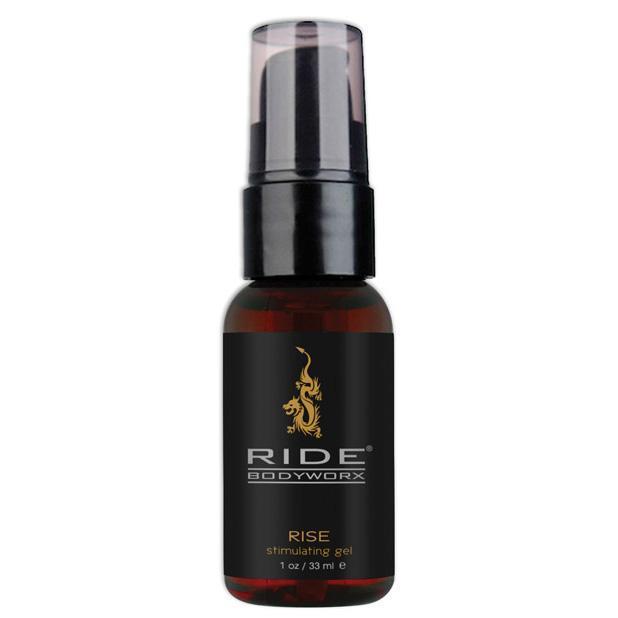 Sliquid - Ride BodyWorx Rise Stimulating Gel 1 oz (Black) -  Arousal Gel  Durio.sg