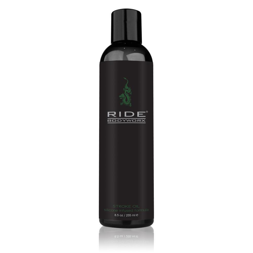 Sliquid - Ride BodyWorx Silicone Infused Stroke Oil Lubricant 8.5 oz (Black) -  Lube (Silicone Based)  Durio.sg