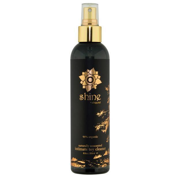 Sliquid - Shine Organic Unscented Intimate Toy Cleaner  8.5 oz (Black) -  Toy Cleaners  Durio.sg