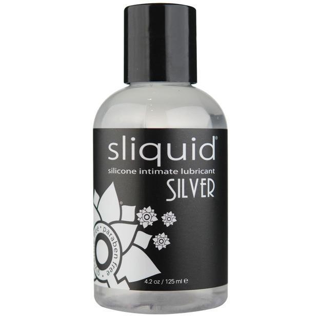 Sliquid - Silver Naturals Silicone Lubricant Bottle 4.2 oz (Lube) -  Lube (Silicone Based)  Durio.sg