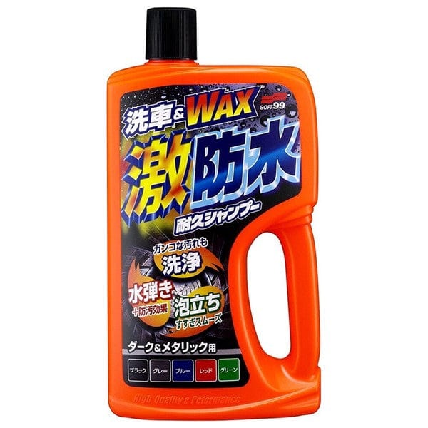 Soft99 - Super Water Repellent Durable Car Wash Foaming Shampoo and Wax - 750ml Car Wash Cleaners 4.98E+12 Durio.sg