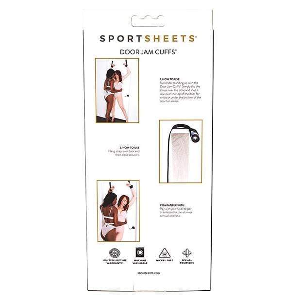 Sportsheets - Door Jam Cuffs (Black) -  Hand/Leg Cuffs  Durio.sg