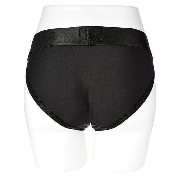 Sportsheets - Em Ex Silhouette Strap On Harness XS (Black) -  Strap On w/o Dildo  Durio.sg