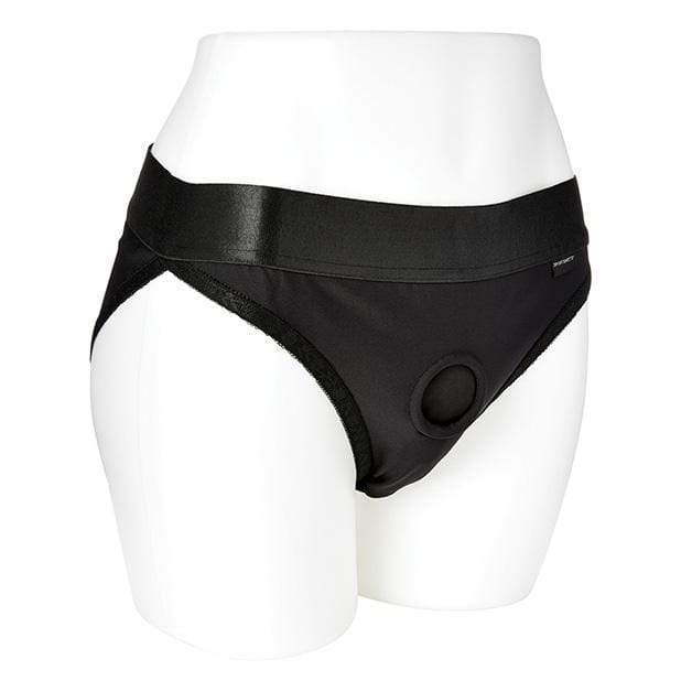 Sportsheets - Em Ex Silhouette Strap On Harness XS (Black) -  Strap On w/o Dildo  Durio.sg