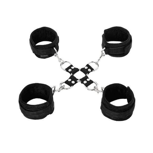 Sportsheets - Five Piece Hog Tie and Cuff Set (Black) -  Hand/Leg Cuffs  Durio.sg