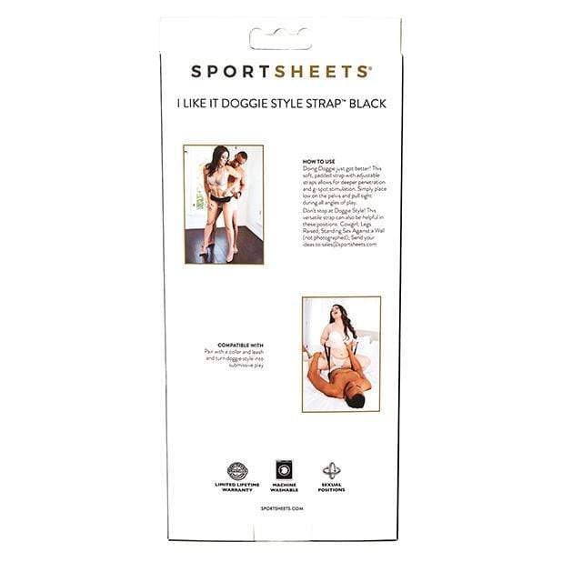 Sportsheets - I Like It Doggie Style Strap (Black) -  Sex Straps  Durio.sg