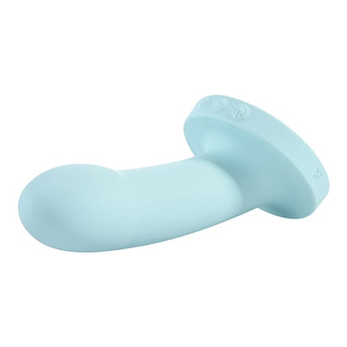 Sportsheets - Merge Collection Myst Vibrating Silicone Dildo 5" (Blue) -  Non Realistic Dildo w/o suction cup (Vibration) Rechargeable  Durio.sg