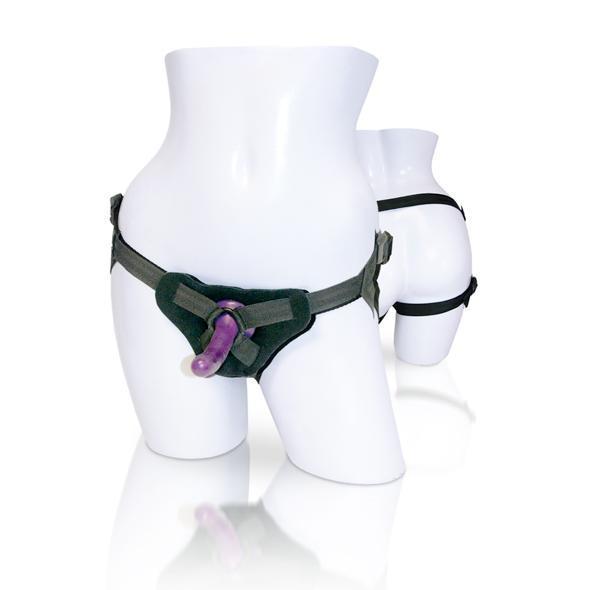 Sportsheets - New Comers Strap-on & Dildo Set -  Strap On with Non hollow Dildo for Female (Non Vibration)  Durio.sg