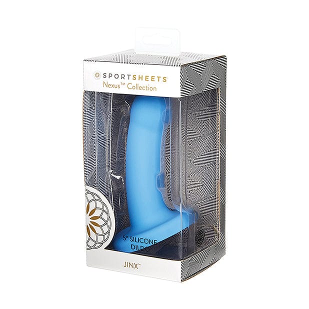 Sportsheets - Nexus Collection Jinx Silicone Dildo 5" (Periwinkle) -  Non Realistic Dildo with suction cup (Non Vibration)  Durio.sg