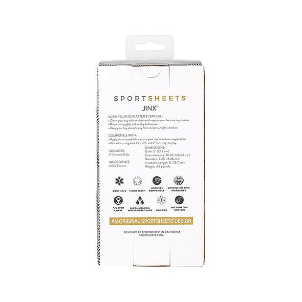 Sportsheets - Nexus Collection Jinx Silicone Dildo 5" (Periwinkle) -  Non Realistic Dildo with suction cup (Non Vibration)  Durio.sg