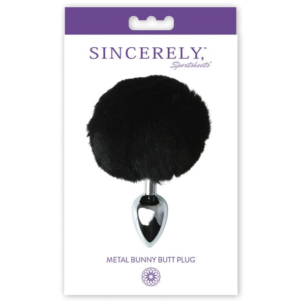 Sportsheets - Sincerely Metal Bunny Butt Plug (Silver) -  Metal Anal Plug (Non Vibration)  Durio.sg