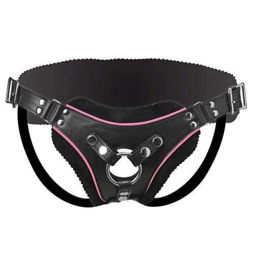 Strap U - Flamingo Low Rise Strap On Harness (Black) -  Strap On w/o Dildo  Durio.sg