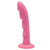 Strap U - Ripples Silicone Strap On Compatible Dildo (Pink) -  Non Realistic Dildo with suction cup (Non Vibration)  Durio.sg