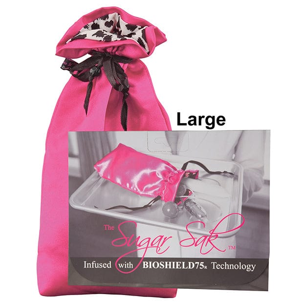 Sugar Sak - Anti Bacterial Toy Storage Bag Large (Pink) -  Storage Bag  Durio.sg